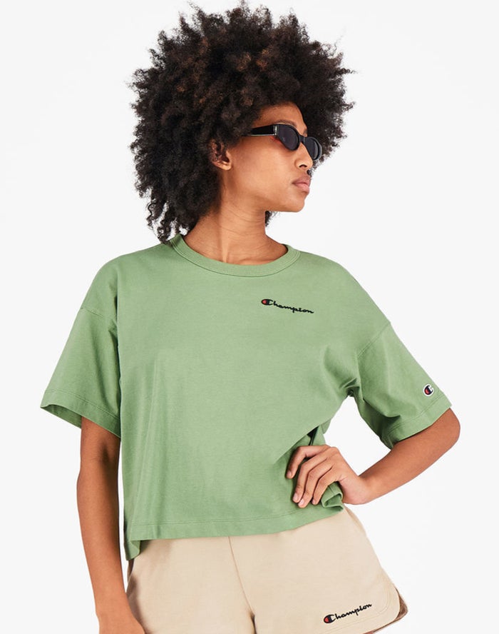 Camiseta Champion Mujer - Back Sunrise Print ( Verde ) 1038724-ZG